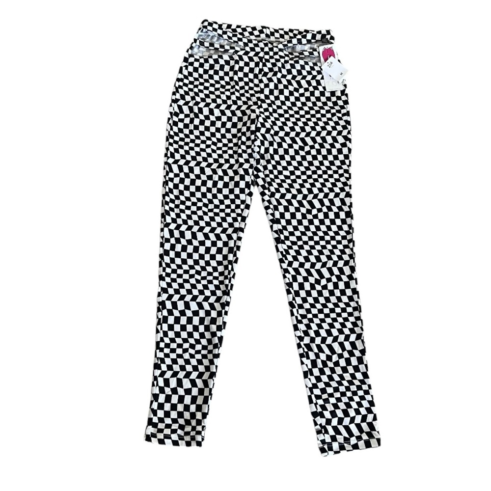 Zoe+Phoebe checkered leggings